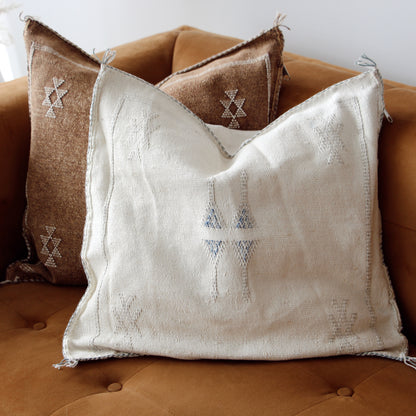 Housse de Coussin Sabra Blanc Gris Bleu