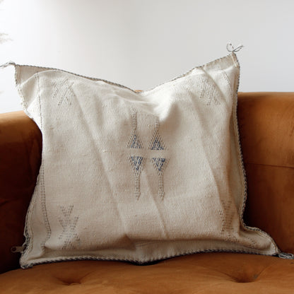 Housse de Coussin Sabra Blanc Gris Bleu